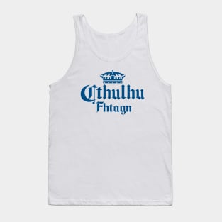 Cthulhu Corona in Blue Tank Top